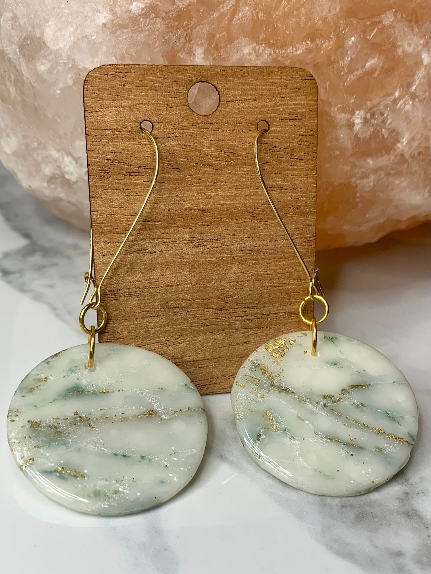 Hand-Crafted Polymer Clay Earrings- Dangle