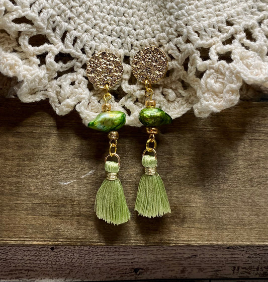 Hand Beaded Earrings